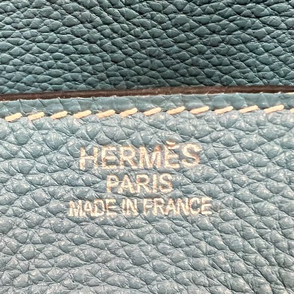 Hermes Birkin 35 Blue Togo Leather Palladium Hardware - Picture 5 of 15